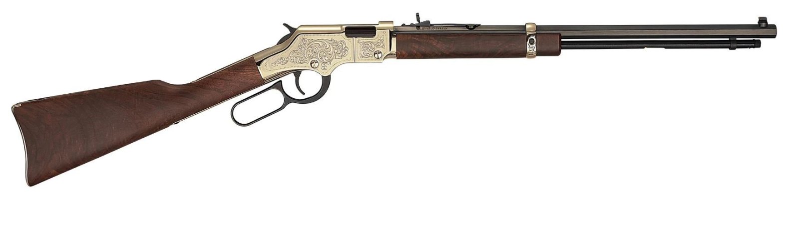 Henry H004VD4 Golden Boy Deluxe 4th Edition 17 HMR 12+1 20" Blued... - Henry Repeating Arms - 17 HMR