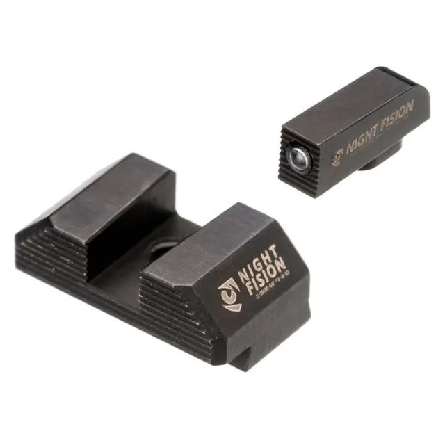 Night Fision Glock 19/17/45/23 Optics Ready Stealth Sights w/ Holosun SCS