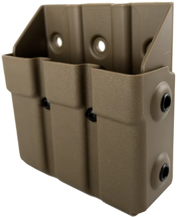 Zero9 Solutions Triple Mag Case Glock 9/40 FDE MOLLE Pouch