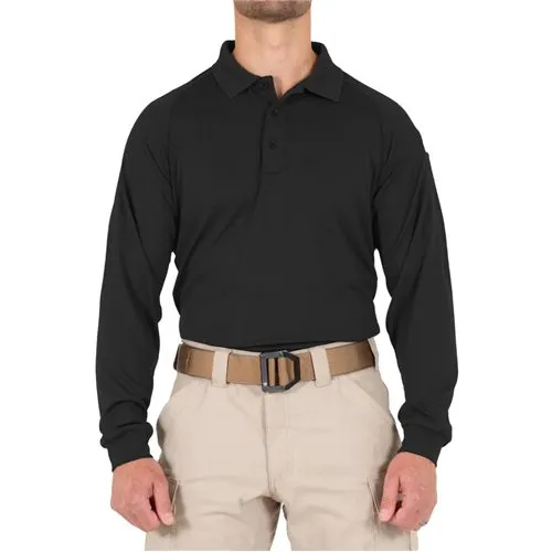 First Tactical M Performance LS Polo Long Sleeve Shirt Olive