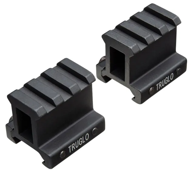 GSM Outdoors TruGlo 1 In Picatinny Rail Riser Mount TG8992B - GSM Outdoors