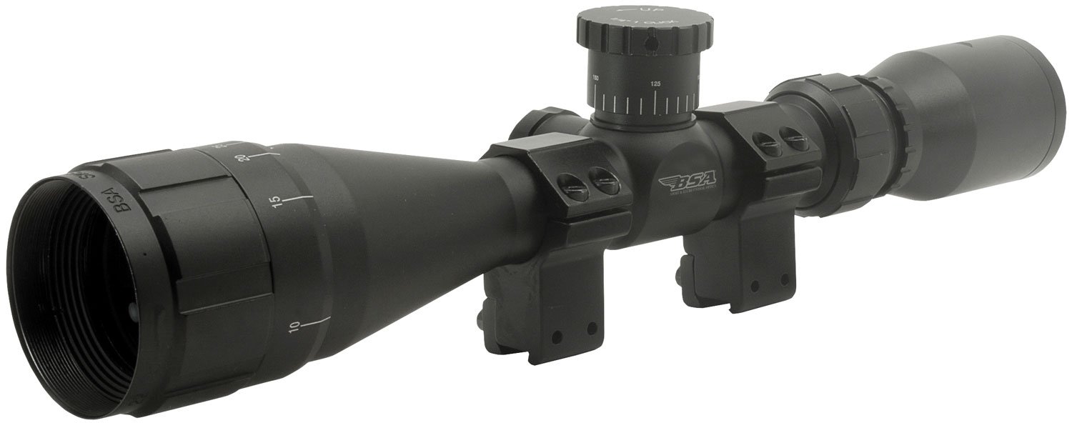 Buy BSA 22412X40AO Sweet 22 Riflescope 4-12x40mm AO Matte Black 30/30 Reticle online
