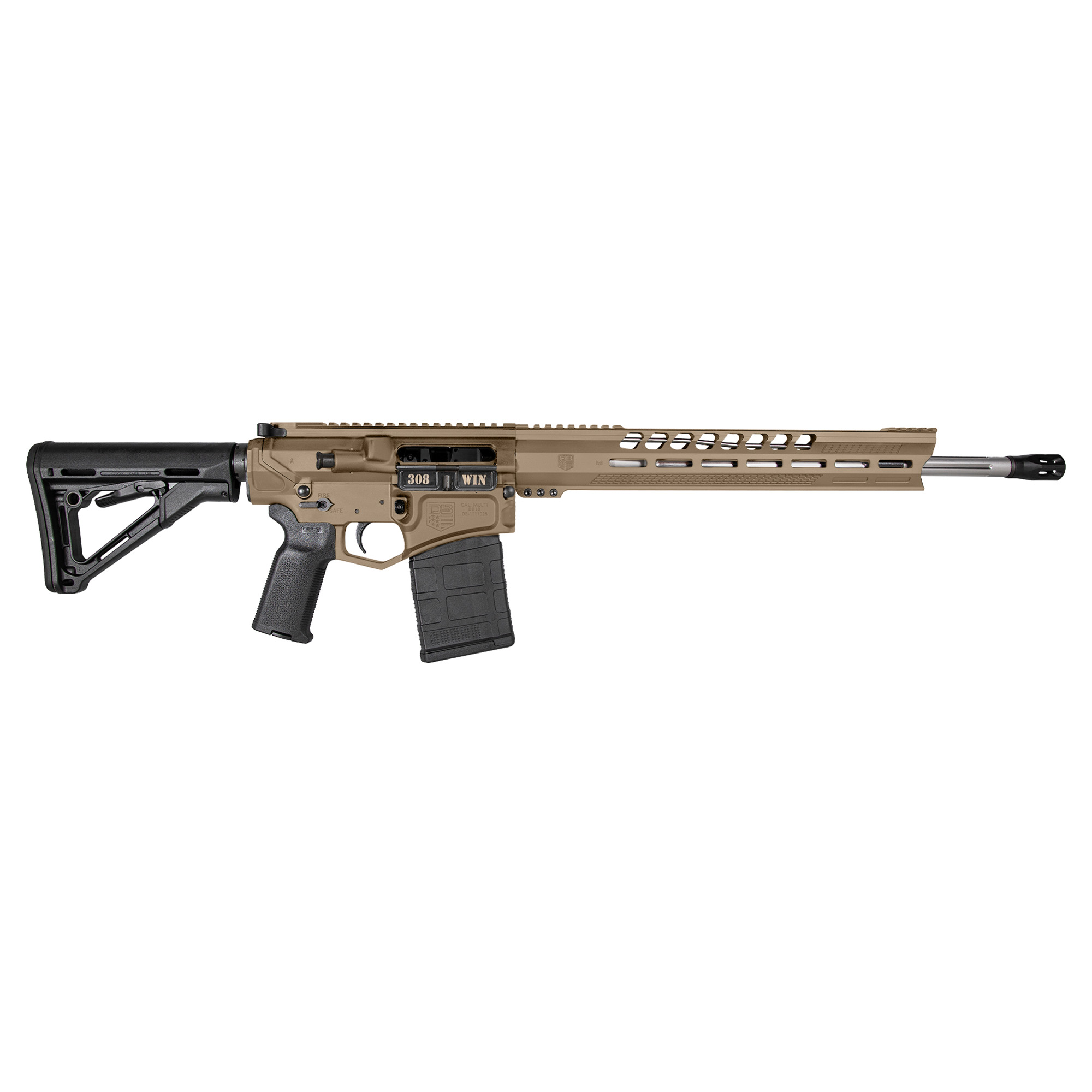Diamondback Firearms Black Gold DB10 Semi-Automatic Rifle .308 Winchester - Diamondback Firearms - 308 Win