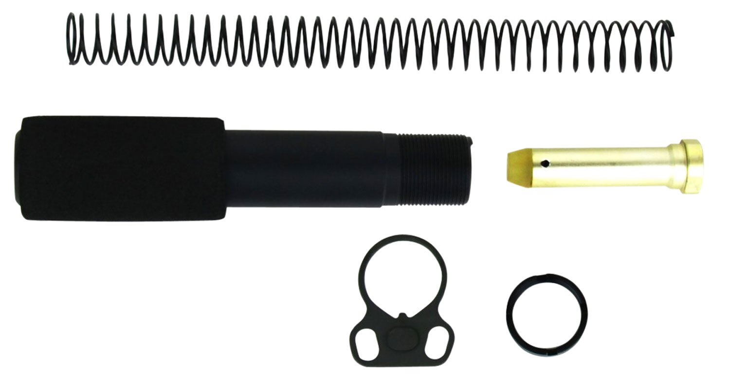 TacFire MAR049B Mil-Spec AR-15 Pistol Buffer Tube Kit Black Aluminum - TacFire - 223 Remington/5.56 NATO