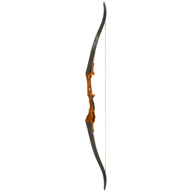 Fin-Finder Bank Runner Bowfishing Recurve 58In 20lb RH Orange - Fin-Finder