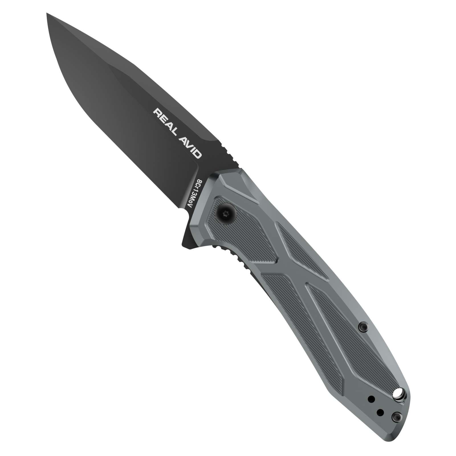 Buy Real Avid AVRAV2 8Cr13MoV 3.25In Drop Point Black Oxide online