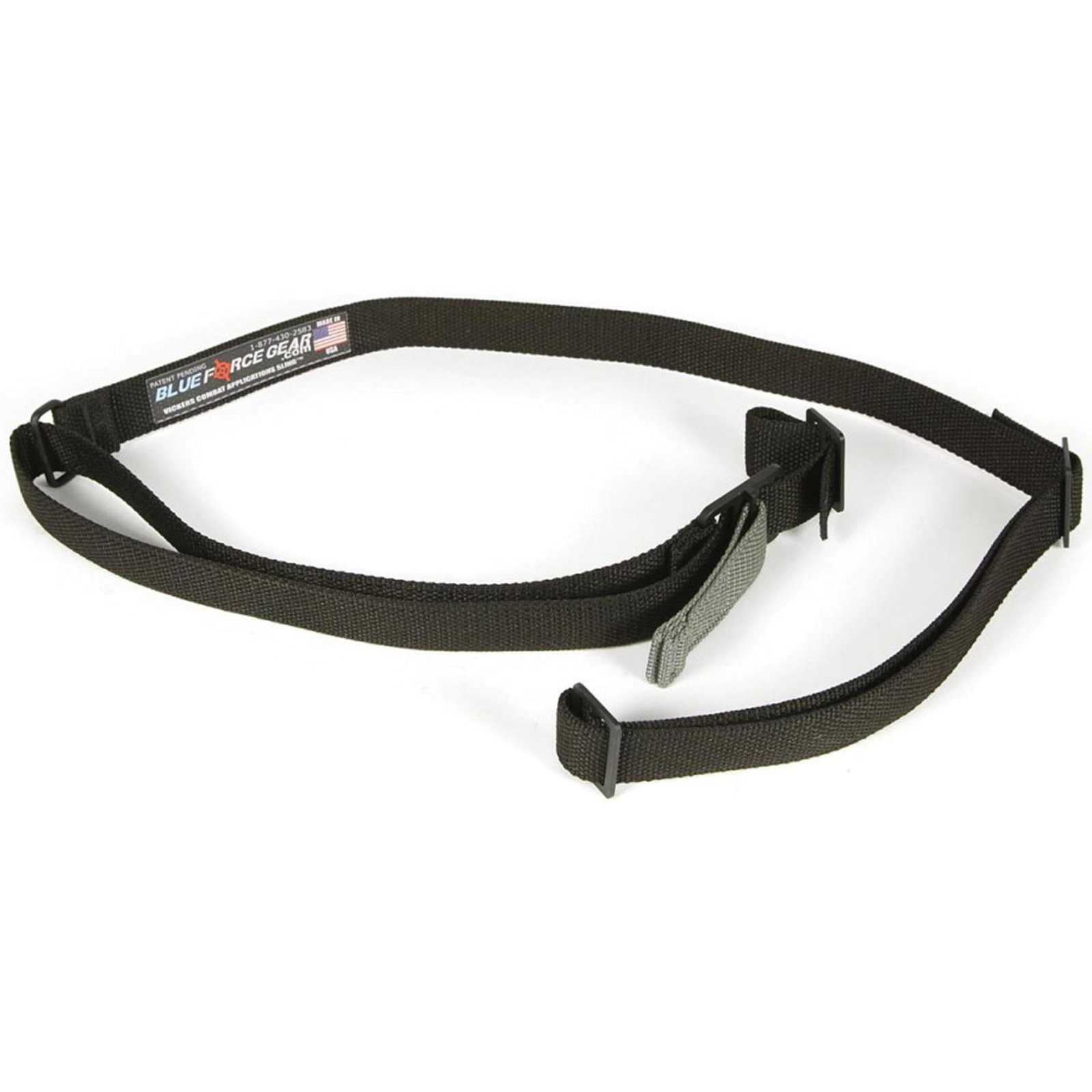 Blue Force Gear VCAS-125-OA-BK 1.25" Sling 54" 1-Round - Blue Force Gear