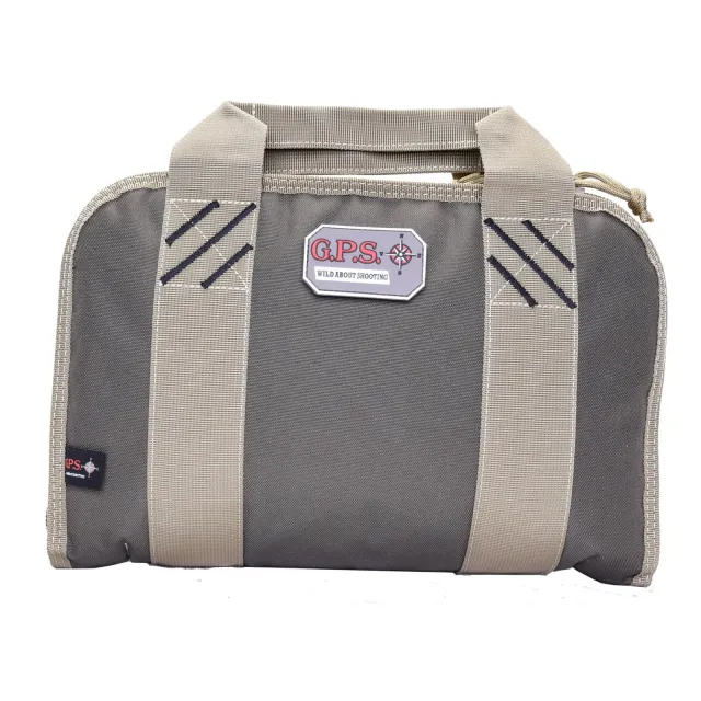 GPS GPS-1310PCRK Pistol Case Green/Tan Soft Holds 4 Pistols - GPS