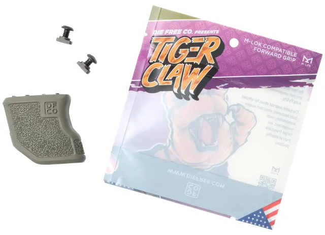 Buy Die Free TCMLOKODG Tiger Claw Olive Drab Nylon 10 deg Angled Fore Grip online