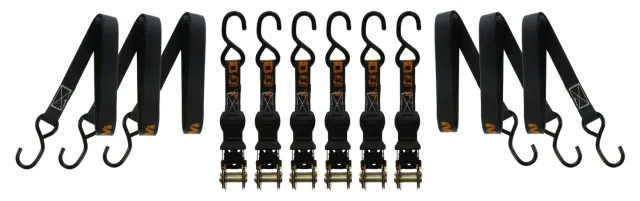 MUDDY MUD-DRS14-6PK 1"x14" Durable Ratchet Strap 6-Pack - MUDDY