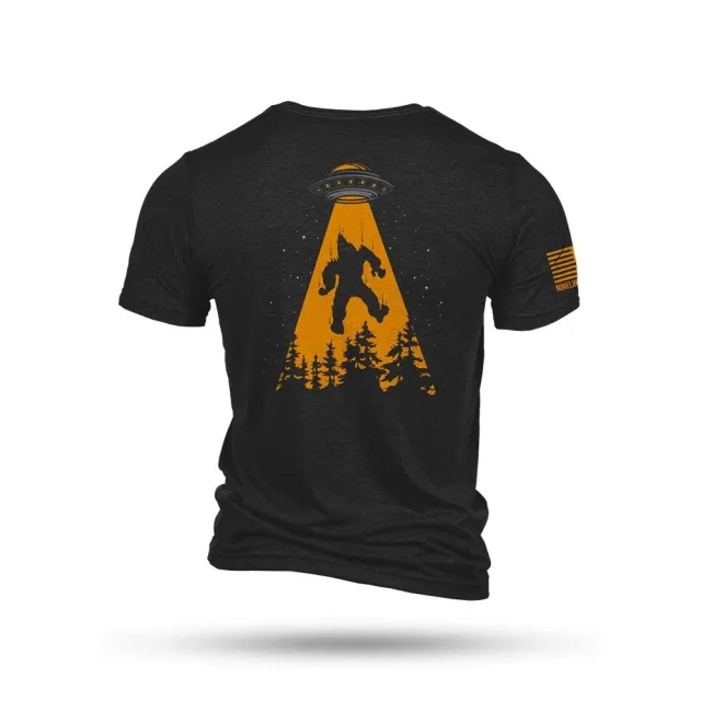 Nine Line UFO Squatch Triblend T-Shirt Black S - Nine Line Apparel for sale at Smoke Wagon Firearms