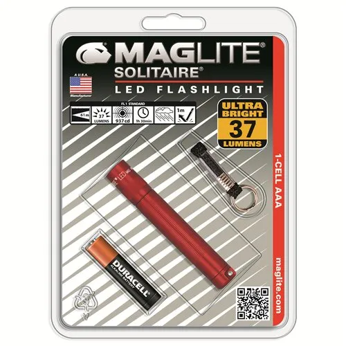 Maglite Solitaire LED 1-Cell AAA Mini Pocket Flashlight - Maglite