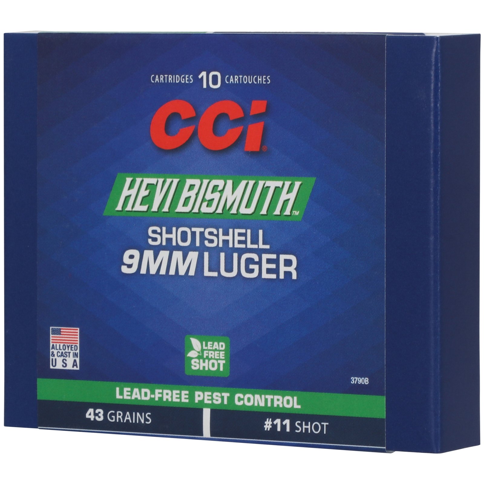 Buy CCI 3790B Hevi-Bismuth 9mm Luger 53gr Pest Control Ammo 10/Box online