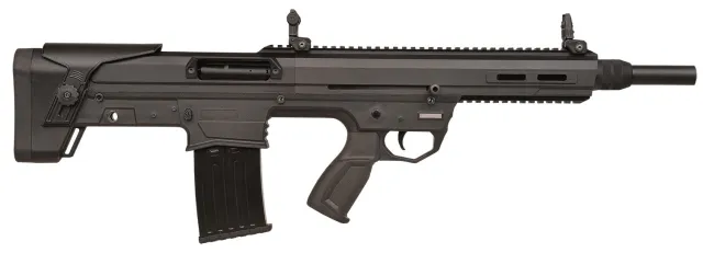 Gforce Arms GFBP12NS GFBP 12 Gauge Semi-Auto 3" 5+1 18.50" Black Black Picatinny Rail Aluminum Receiver, Black Bullpup w/Pistol Grip, Aluminum Stock, Black Rubber Grip