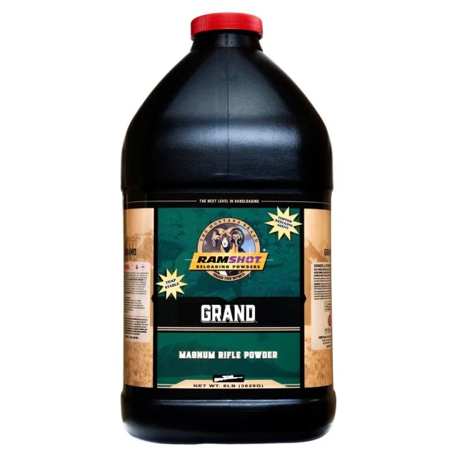 Ramshot Grand8 Grand Magnum Rifle Powder 8 lbs - Ramshot Powder
