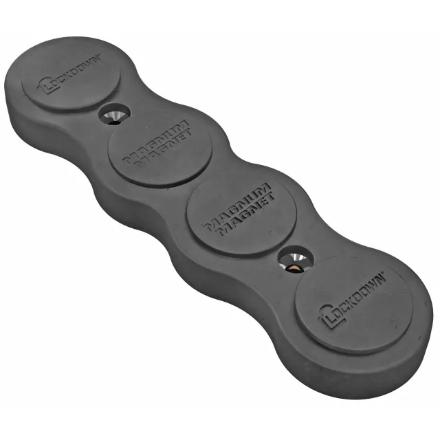 Lockdown 1097608 Magnum Magnet Black Metal 75lbs Gun Holder - Lockdown