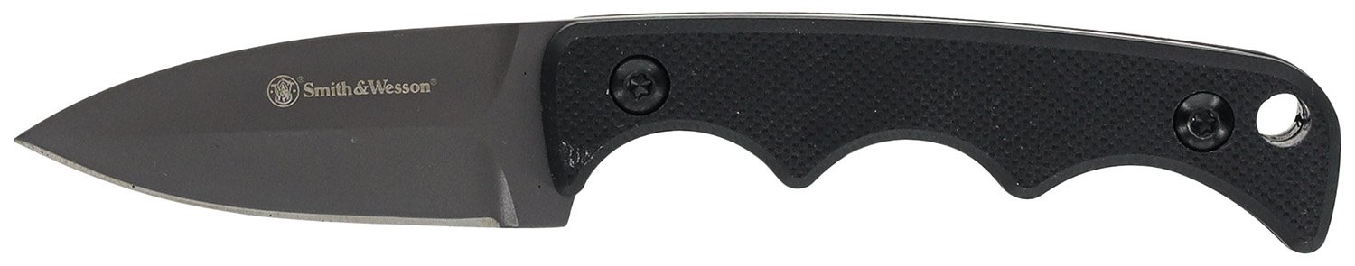 Buy Smith & Wesson 1193156 H.R.T. Neck Knife 8Cr13MoV Blade G10 Handle online