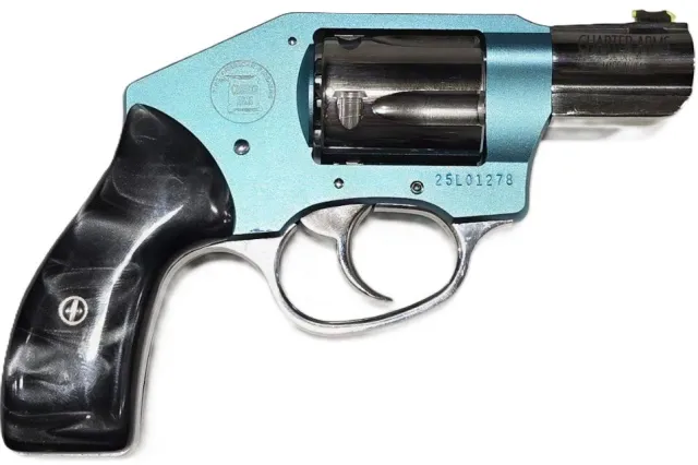Charter Arms 53872 38 SPL 5Rd Blue DAO Compact Revolver - Charter Arms - 38 SPL