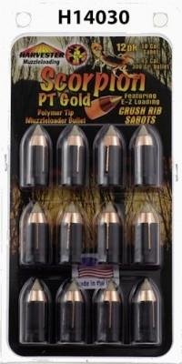 Harvester H14030 Scorpion 50 Cal 300gr .451 Poly Tip Sabot 12-Pack - J-Ron Inc. - 50 Cal.