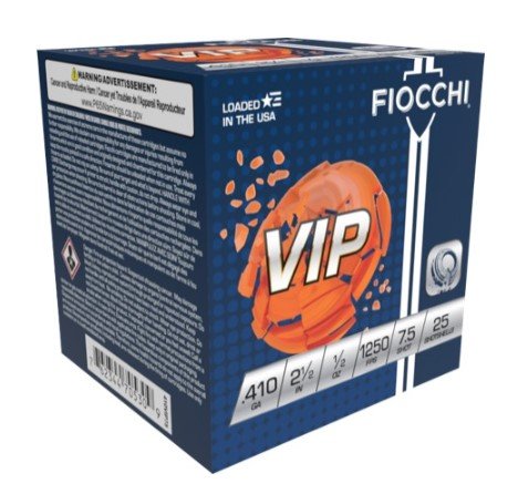 Buy Fiocchi 410VIP75 Exacta Target 410 Gauge 2.5" 1/2oz 7.5 Shot 25/Box online