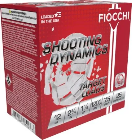 Buy Fiocchi 12SD18H75 Shooting Dynamics Target 12 Gauge 2.75" 1 1/8 oz 7.5 Shot online
