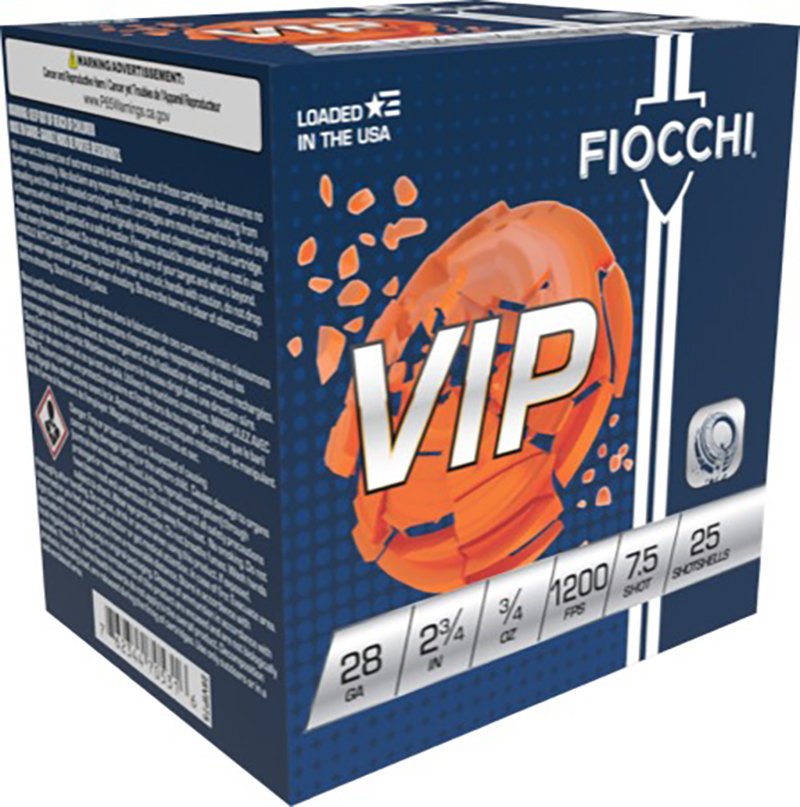 Buy Fiocchi VIP 28 Gauge Ammo 2-3/4" #7.5 Lead Shot 3/4oz 1200fps online