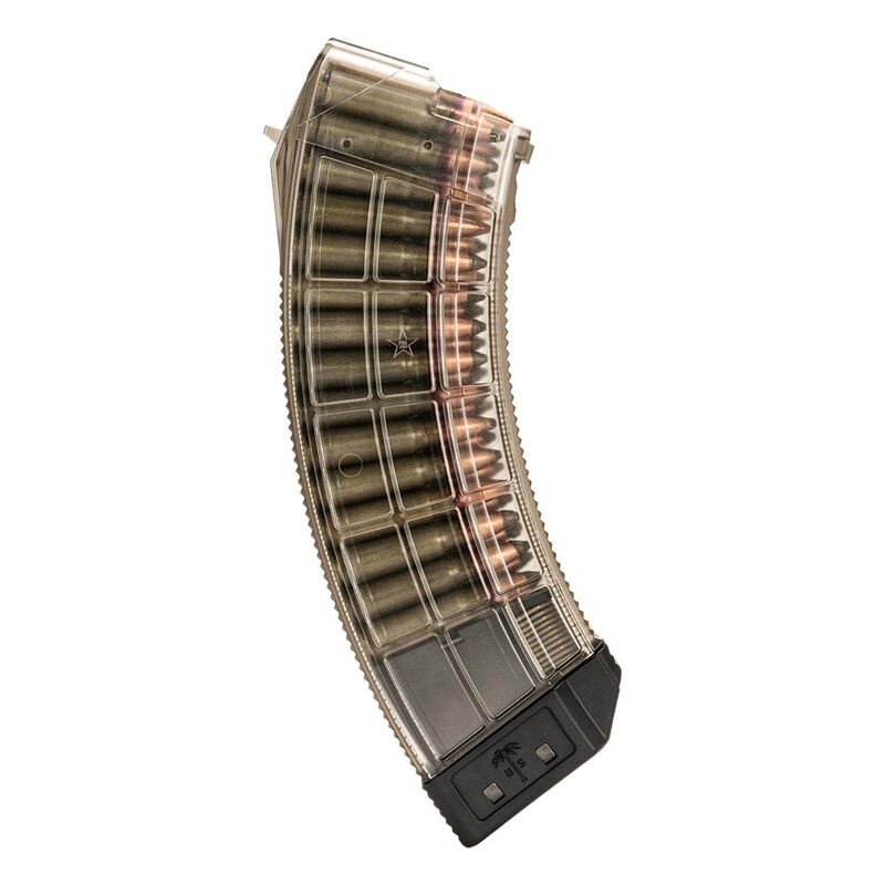 CENTURY ARMS MA1120A 7.62x39mm 30rd Clear Body Black Floor 7.62 X 39MM - CENTURY ARMS - 7.62 X 39MM