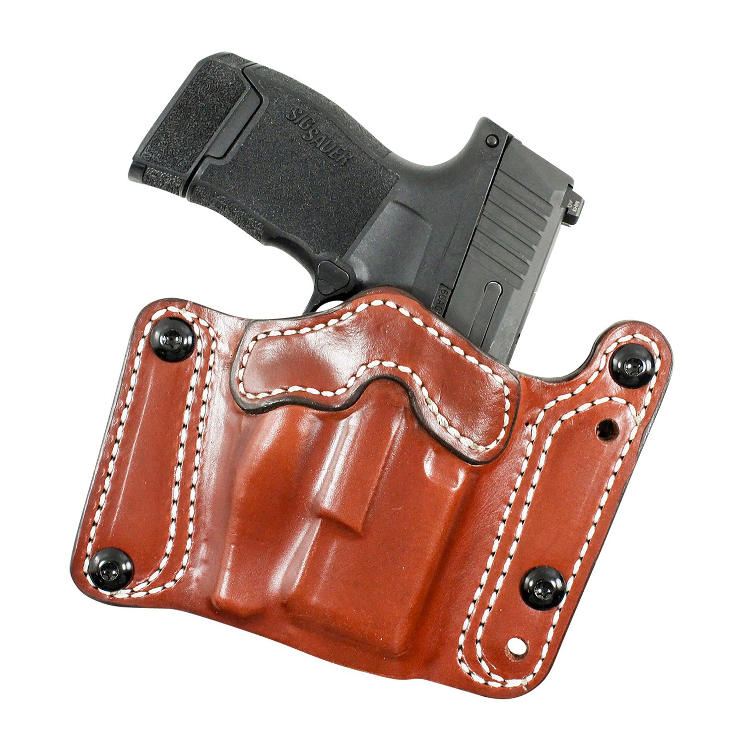 Buy DeSantis 194TJ8HZ0 Tan Leather OWB Holster for Sig P320C/P250C Ambidextrous online