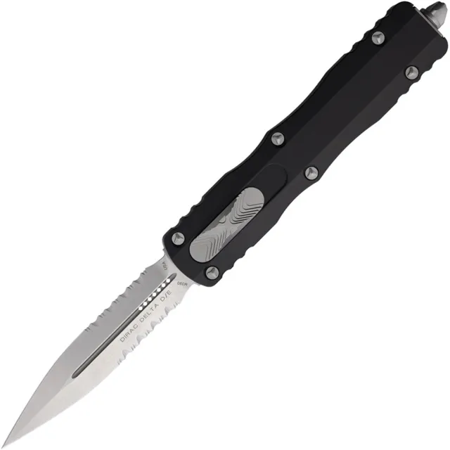 Microtech 227-11 Dirac Delta 3.79 In DE/PS/SW Black ALU HNDL - MICROTECH