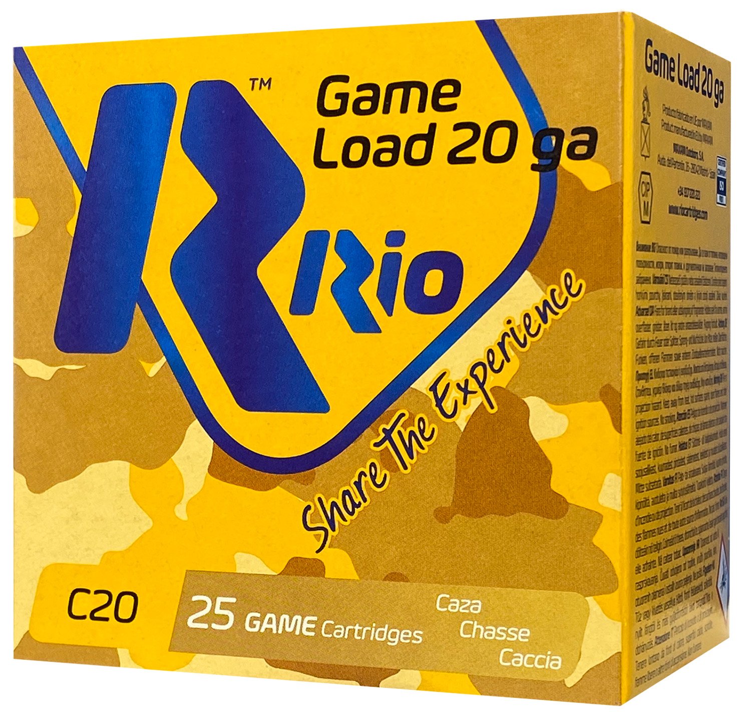 Buy Rio Ammunition RC206 20 Gauge Game 2.75In 1oz 6 Shot 25/Box online