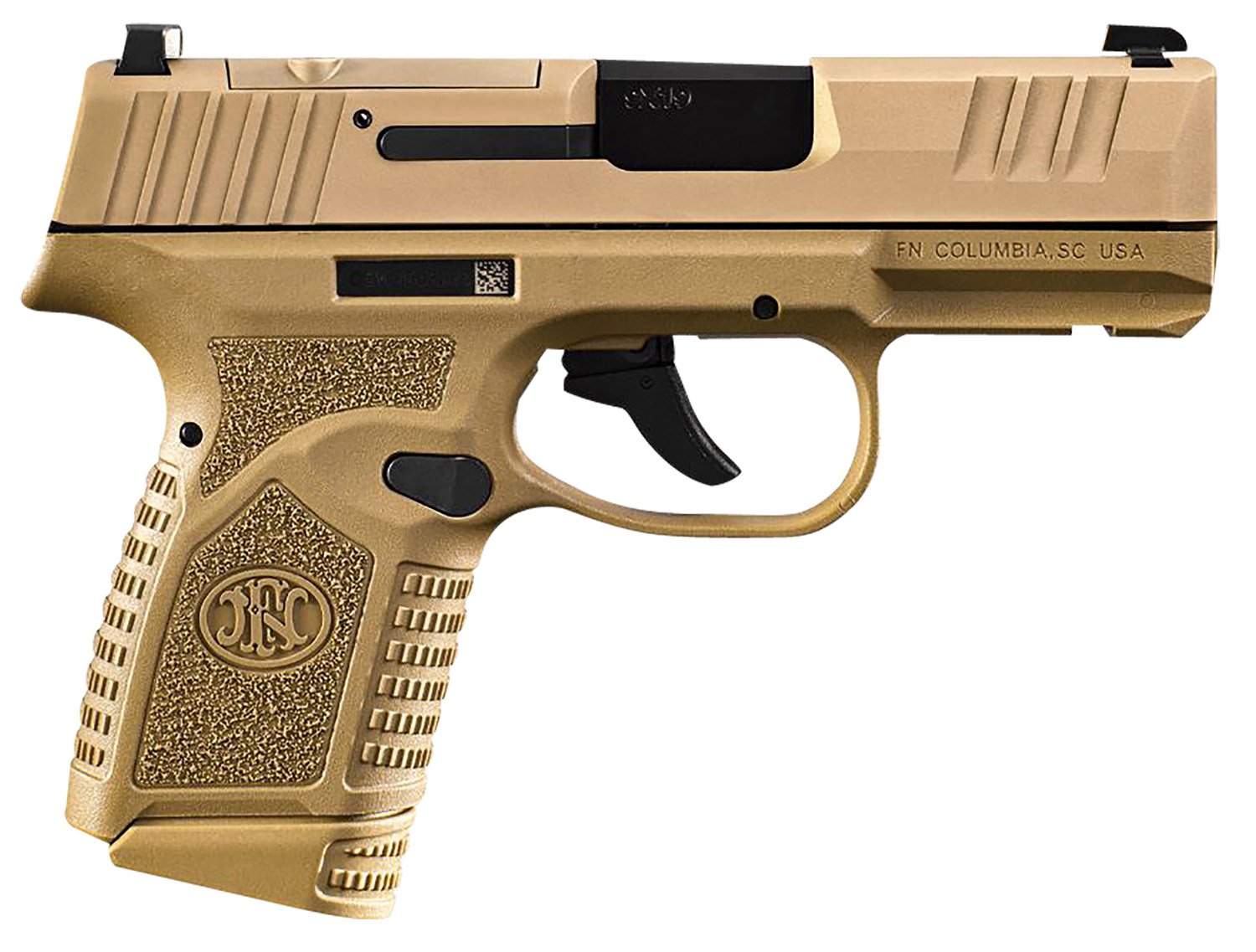 FN Reflex 9mm 3.3" FDE PVD Semi-Auto Handgun - FN America - 9mm