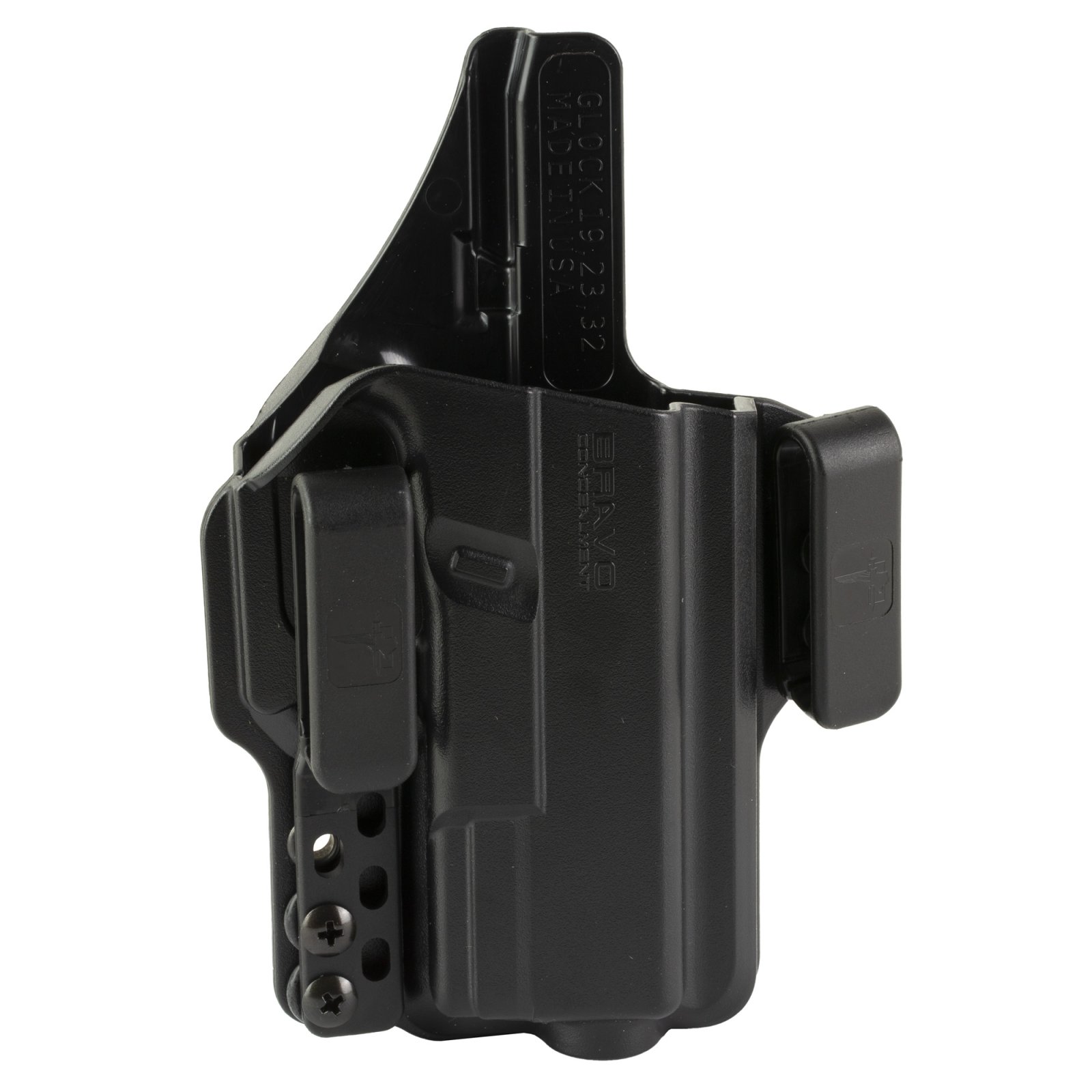 Buy Bravo Concealment Torsion IWB Holster Glock 19 23 32 Right Hand Black online