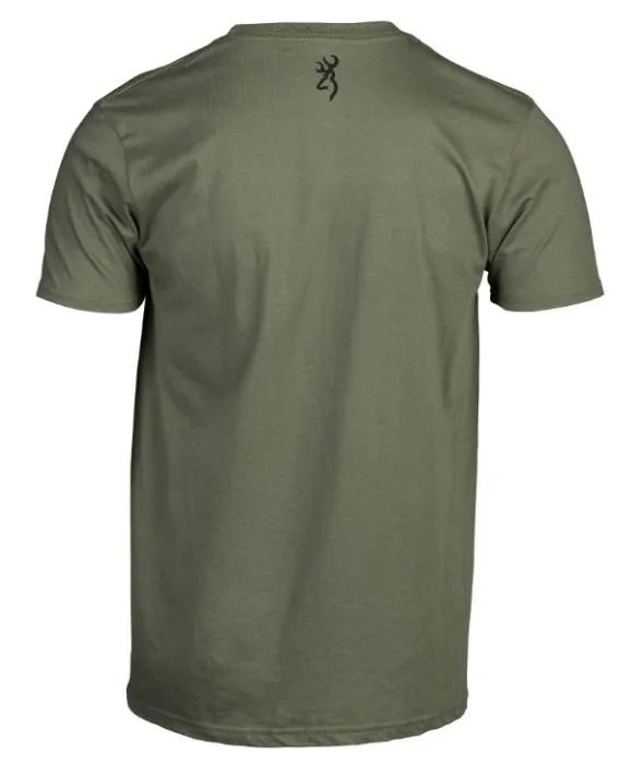 Browning SS T-SHIRT CAMO BUCKMARK GREEN/OVIX - Browning