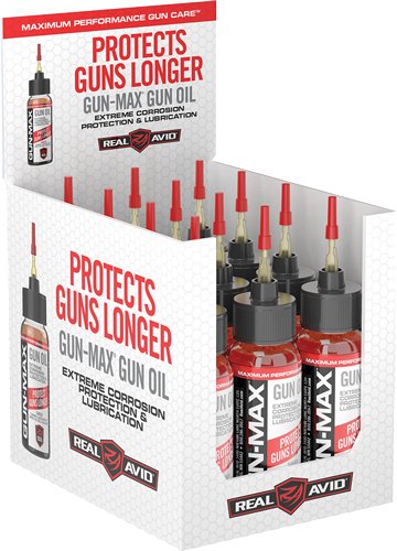 Real Avid AVGMGO1L Gun Max Oil 1oz Premium Cleaner - Real Avid