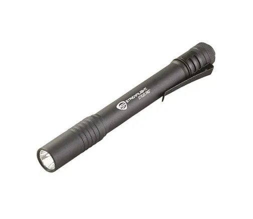 Streamlight Stylus Pro Penlight Black Anodized Aluminum White Light LED 100 Lumens - Streamlight - 100 LUMENS