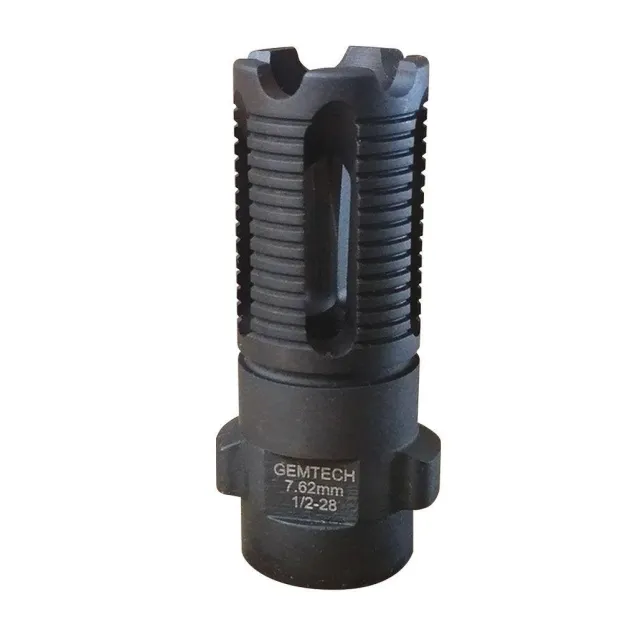 Gemtech 12156 Quickmount Muzzle Brake 30 Cal 7.62mm 1/2x28 - GEMTECH - 30 CALIBER | 7.62MM