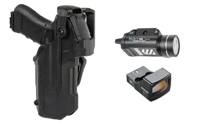 Blackhawk Glock 17/19 Holster w/TLR-1 & RXS250 Compatible