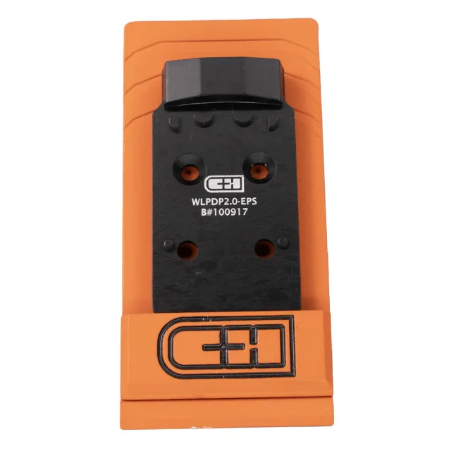 C&H Precision WLPDP2.0-EPS Optic Mount Plate, Black Anodized Aluminum - C&H Precision