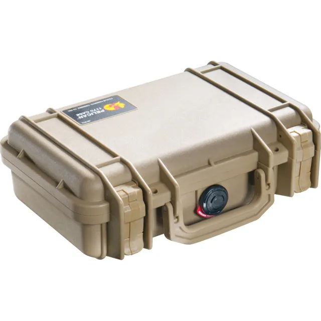 Pelican 1170 Protector Case Tan Hard Case 10.54"x6.04"x3.16" - Pelican