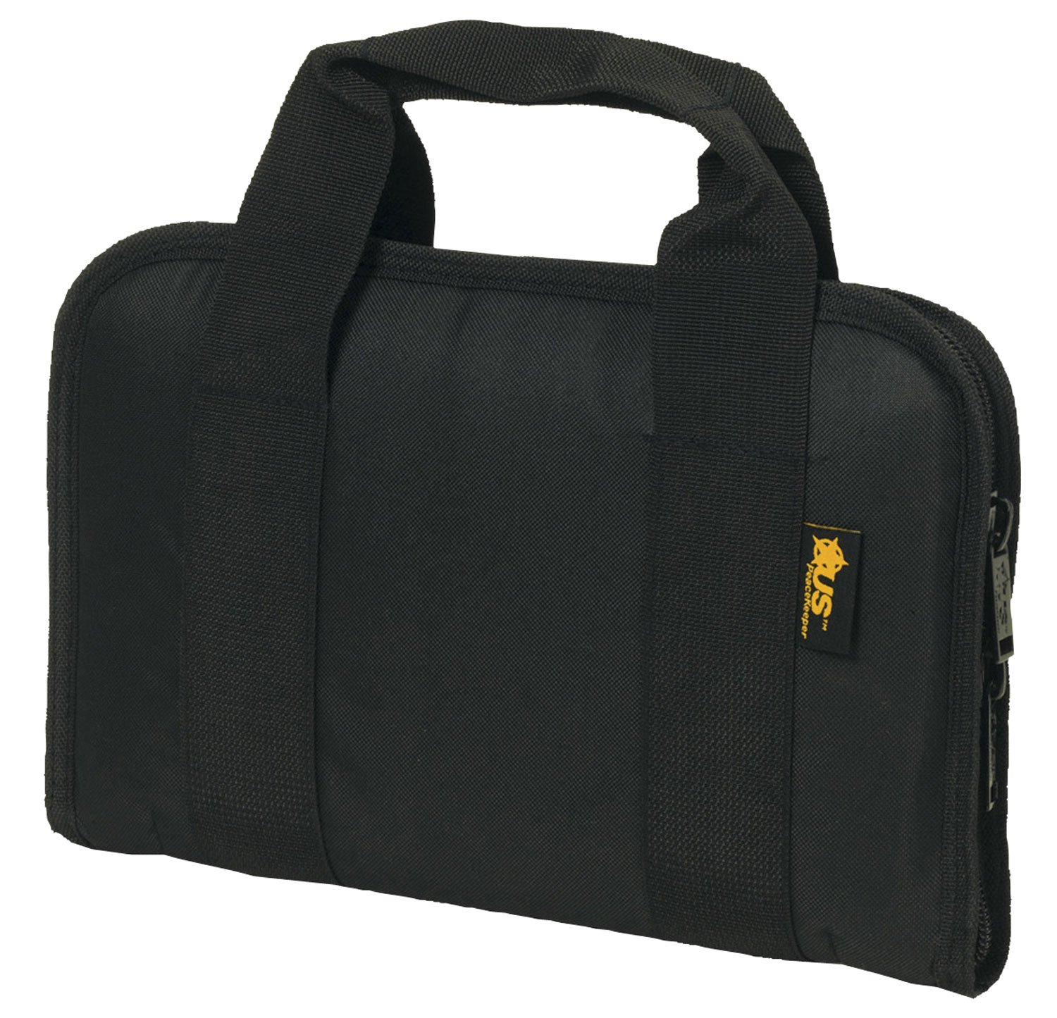 US Peacekeeper P21108 Attache Gun Case Black Water-Resistant 5 Mag Bands - US Optics