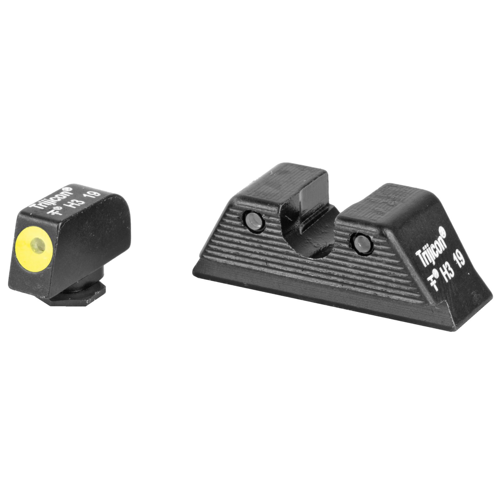 Trijicon HD Night Sight Set MOS f/ Rear Yellow Front Outline GL114-C-601088 - Trijicon