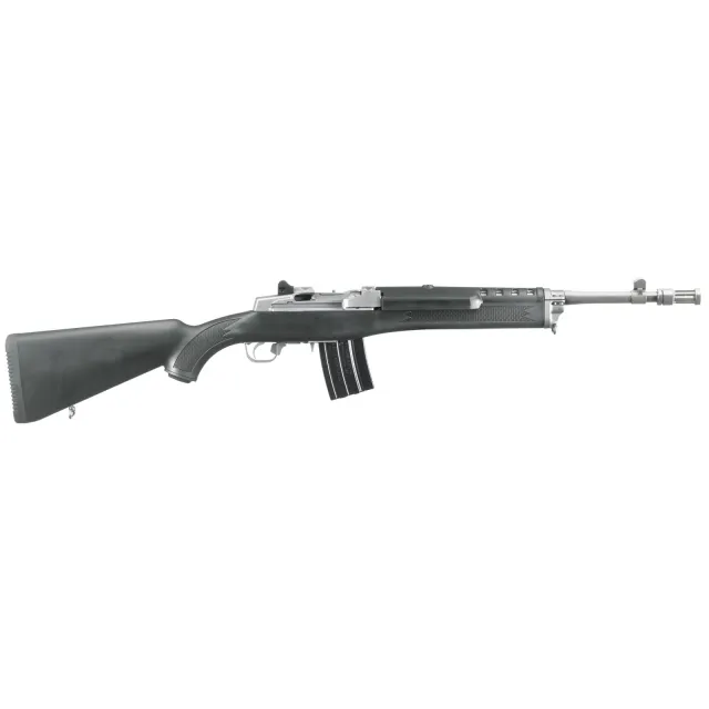 Ruger 5819 Mini-14 Tactical Rifle, 223 Rem/5.56 NATO, 16.12" Barrel, 20-Round, Black Synthetic Stock, Matte Stainless Steel Finish - Ruger - 223 Rem | 5.56 NATO