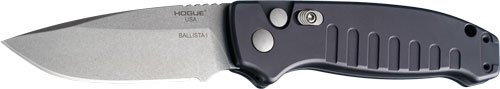 Hogue Ballista-I Auto Knife 3.5 Inch Drop Point Black Blade - Hogue