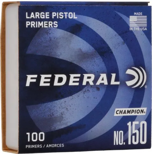 FEDERAL PRIMERS LARGE PISTOL 5000 PACK - Federal
