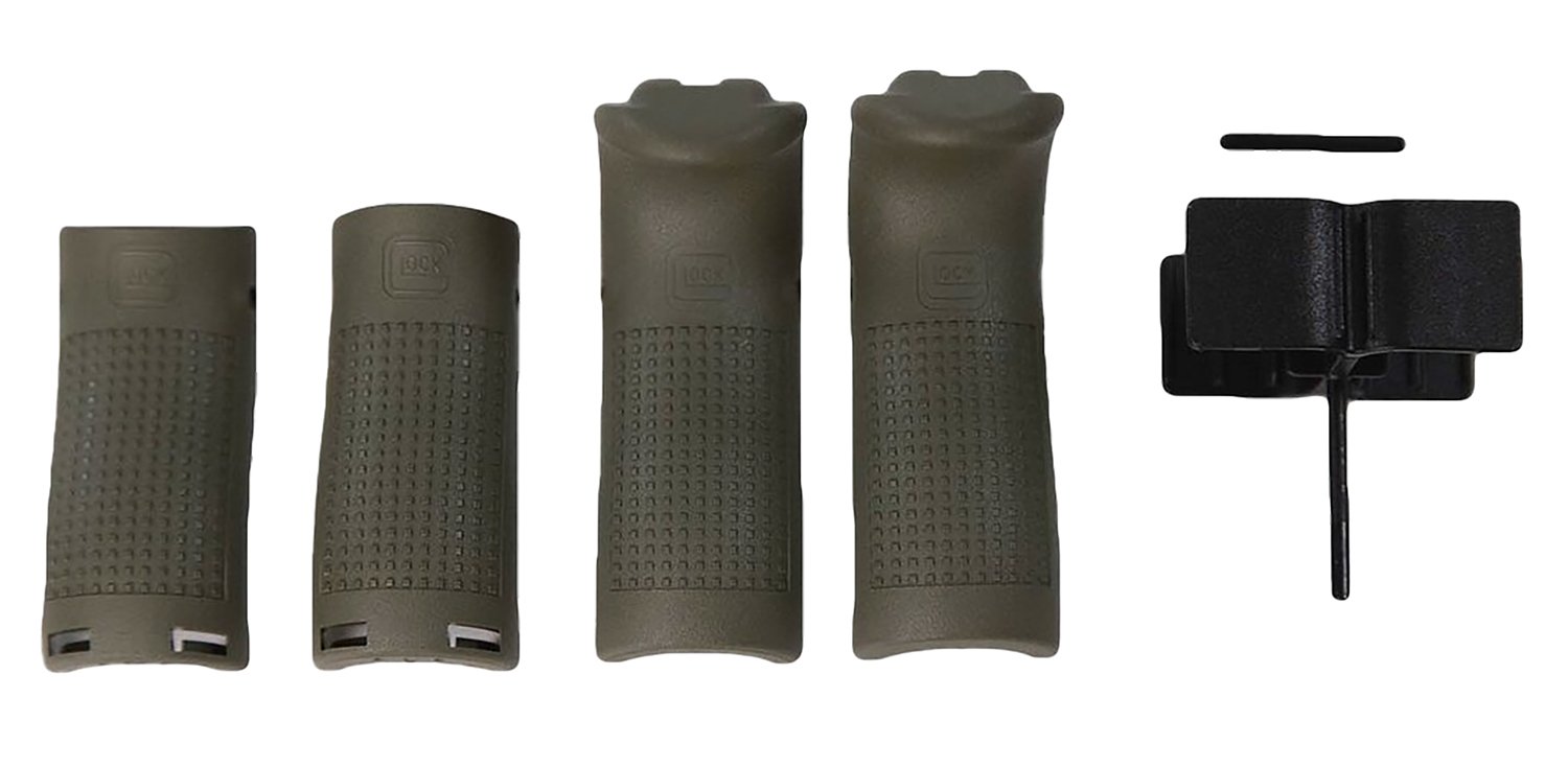 Glock 39844 Backstrap Beavertail Set Battlefield Green Polymer - Glock