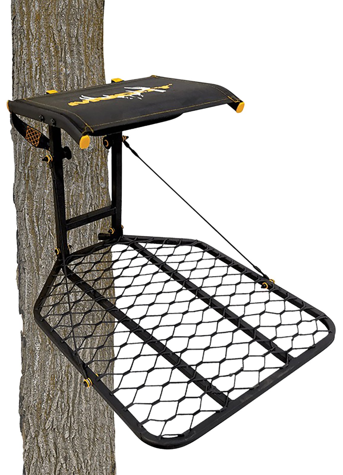 Buy Muddy MUDMFP1080 Boss Hang-On Stand Black Flex-Tek Steel 24"x30" Platform online