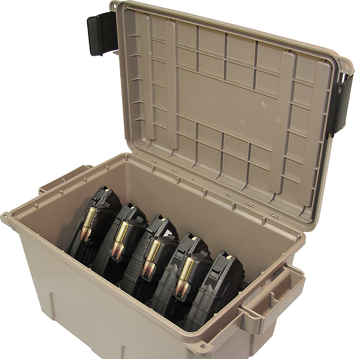 MTMCase-Gard Tactical Mag Can 308 Holds 7.62x39 AK Magazines Polypropylene Forest Green - MTM Case-Gard