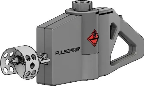 Buy Exothermic Pulsefire PFCOMPACT Flamethrower, Lightweight, Handheld Design online