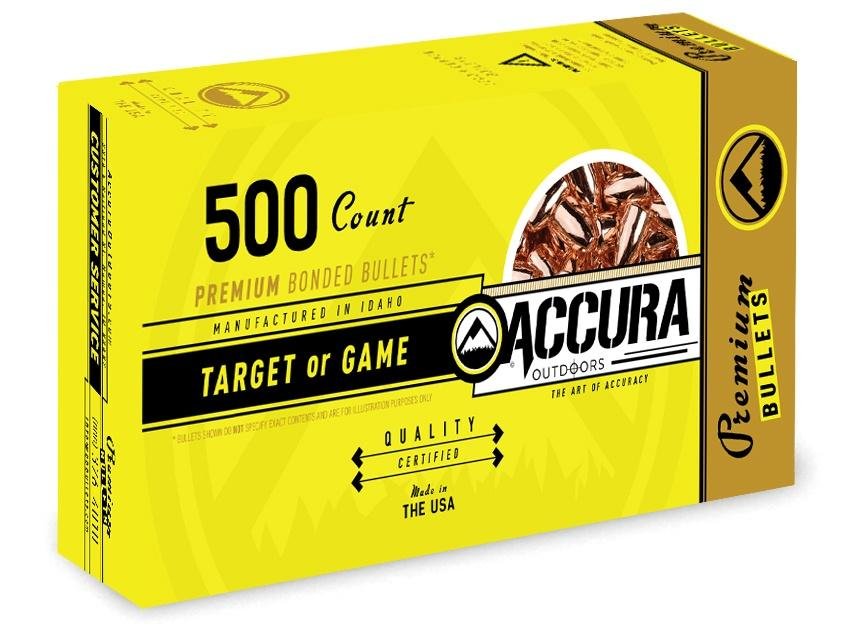 Accura Premium Powerbond Bullets 9mm .356" 124 Gr - Accura Bullets - 9mm