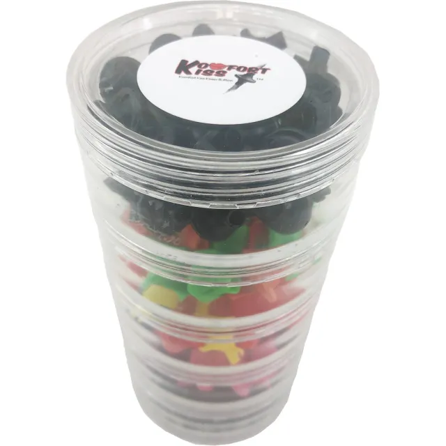 Draves Komfort Kiss Kisser Button Assorted Display 100 pk. - Draves